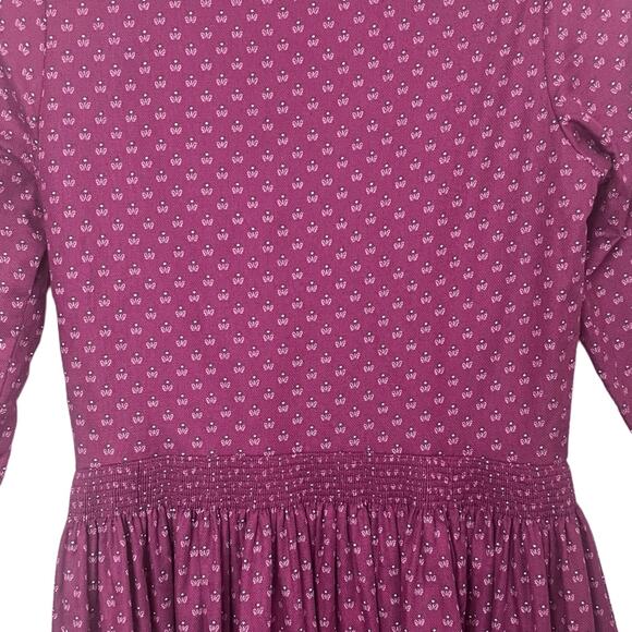 Vintage Tostmann Trachten Oktoberfest Dirndl Germany Burgundy Women's Dress EU42 - Picture 10 of 11